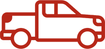 truck icon red